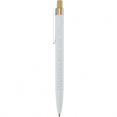 Logo trade promotional products picture of: Nooshin recycled aluminium ballpoint pen  (blue ink)