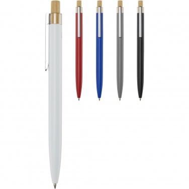 Logo trade promotional products picture of: Nooshin recycled aluminium ballpoint pen  (blue ink)