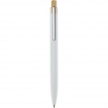 Nooshin recycled aluminium ballpoint pen  (blue ink), White