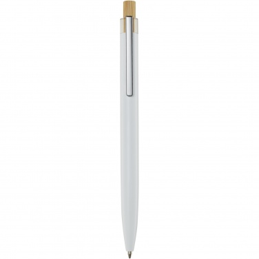 Logo trade promotional items image of: Nooshin recycled aluminium ballpoint pen  (blue ink)