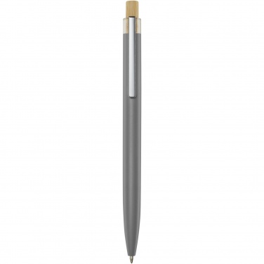 Logo trade promotional merchandise picture of: Nooshin recycled aluminium ballpoint pen  (blue ink)