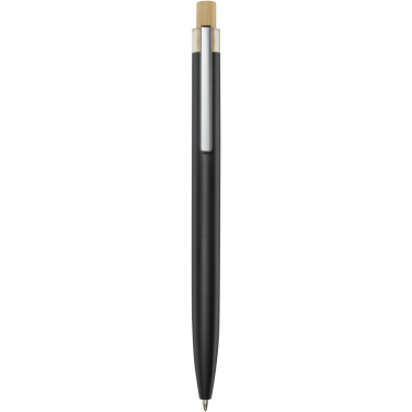 Logotrade promotional gift image of: Nooshin recycled aluminium ballpoint pen (black ink)