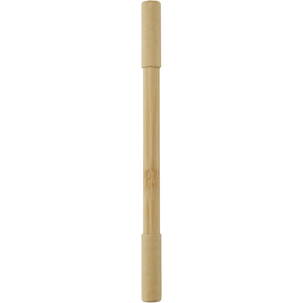 Logo trade promotional item photo of: Samambu bamboo duo pen