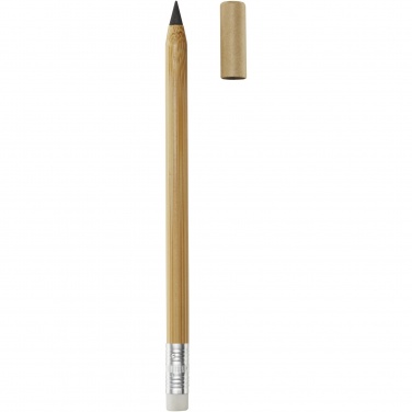 Logo trade corporate gifts image of: Krajono bamboo inkless pen 