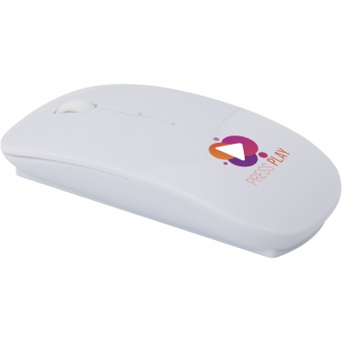 Logo trade corporate gift photo of: Menlo RCS recycled plastic wireless mouse 