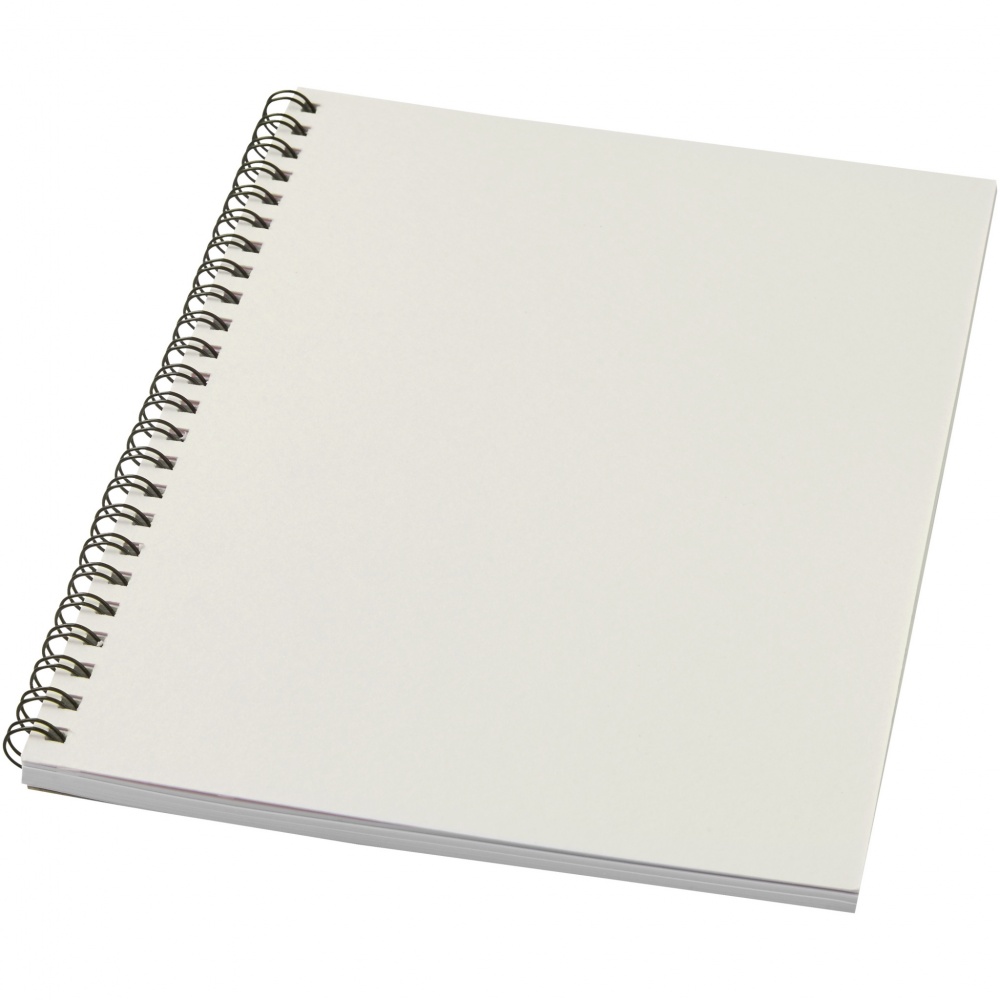 Logo trade corporate gifts picture of: Desk-Mate® A5 colour spiral notebook