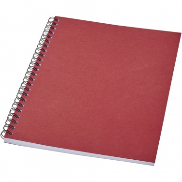 Logo trade promotional giveaways picture of: Desk-Mate® A5 colour spiral notebook