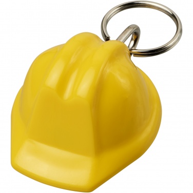 Logo trade advertising products picture of: Kolt hard hat-shaped recycled keychain