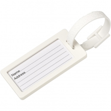 Logo trade promotional merchandise photo of: River recycled window luggage tag