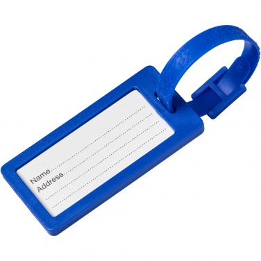 Logo trade promotional merchandise photo of: River recycled window luggage tag