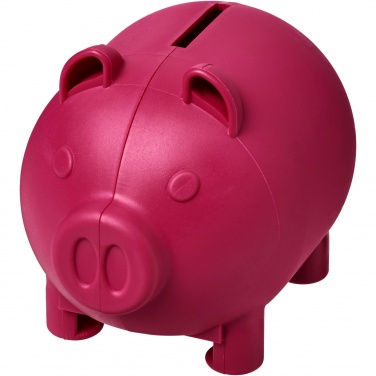 Logotrade promotional merchandise image of: Oink recycled plastic piggy bank