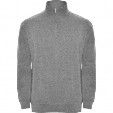 Logo trade corporate gifts image of: Aneto quarter zip sweater