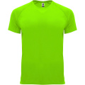 Bahrain short sleeve men's sports t-shirt, Fluor Green