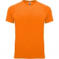 Bahrain short sleeve kids sports t-shirt, Fluor Orange