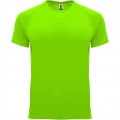 Bahrain short sleeve kids sports t-shirt, Fluor Green