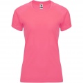 Bahrain short sleeve women's sports t-shirt, Fluor Lady Pink