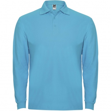 Logo trade promotional merchandise image of: Estrella long sleeve men's polo