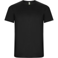 Imola short sleeve men's sports t-shirt, Solid black