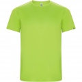 Imola short sleeve men's sports t-shirt, Fluor Green