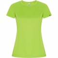 Imola short sleeve women's sports t-shirt, Fluor Green