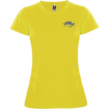 Logo trade advertising products image of: Montecarlo short sleeve women's sports t-shirt