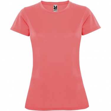 Logo trade promotional merchandise image of: Montecarlo short sleeve women's sports t-shirt