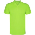 Monzha short sleeve men's sports polo, Lime