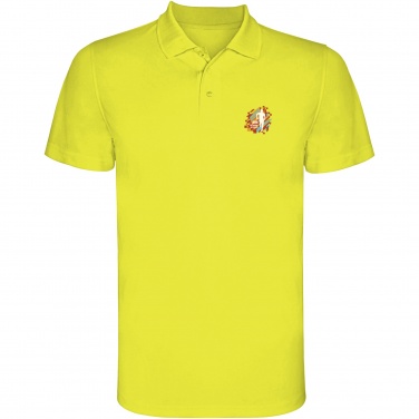 Logo trade promotional merchandise picture of: Monzha short sleeve kids sports polo