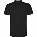 Monzha short sleeve kids sports polo, Solid black