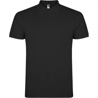 Logo trade promotional giveaways image of: Star short sleeve men's polo