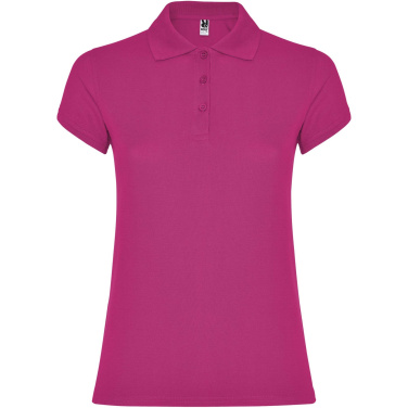 Logo trade promotional giveaways image of: Star short sleeve women's polo