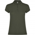 Star short sleeve women's polo, Venture Green