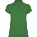 Star short sleeve women's polo, Tropical Green