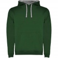 Urban men's hoodie, Bottle green / Marl Grey