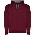 Urban men's hoodie, Maroon / Marl Grey