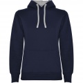 Urban women's hoodie, Navy Blue / Marl Grey