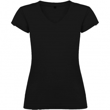 Logo trade promotional products image of: Victoria short sleeve women's v-neck t-shirt