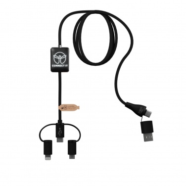 Logo trade promotional merchandise picture of: SCX.design C48 CarPlay 5-in-1 charging cable 