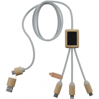 Logo trade promotional merchandise photo of: SCX.design C49 5-in-1 charging cable