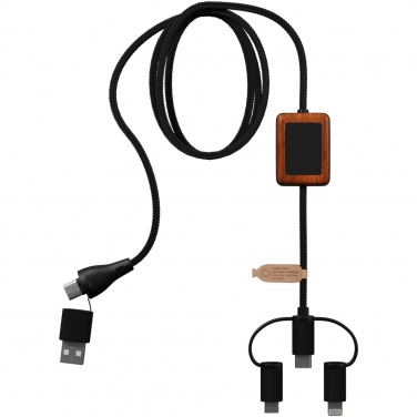 Logo trade promotional gifts picture of: SCX.design C46 5-in-1 CarPlay cable