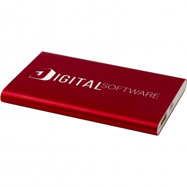 Logo trade promotional item photo of: Pep 4000 mAh Type-C recycled aluminium power bank 