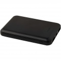 Asama 5000 mAh Type-C recycled plastic power bank, Solid black