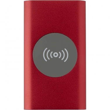 Logotrade promotional merchandise image of: Juice 4000 mAh Type-C recycled aluminium wireless power bank 