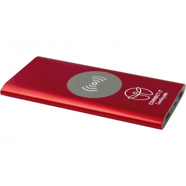 Logotrade advertising product image of: Juice 8000 mAh Type-C recycled aluminium wireless power bank