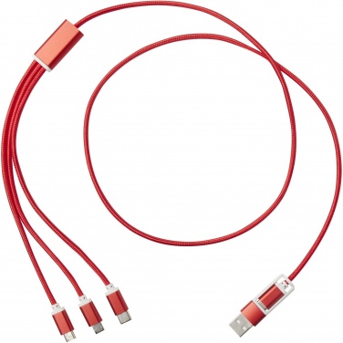 Logotrade promotional merchandise image of: Versatile 5-1 recycled aluminium charging cable