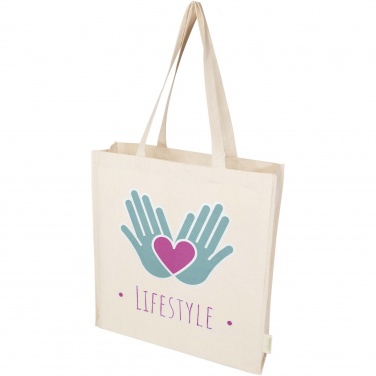 Logo trade promotional product photo of: Orissa 180 g/m² organic full gusset tote bag 14L