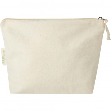 Logotrade promotional product image of: Orissa 180 g/m² organic toiletry bag 1L