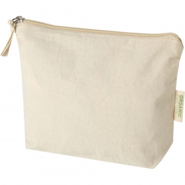 Logo trade promotional merchandise photo of: Orissa 180 g/m² organic toiletry bag 1L