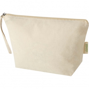 Logo trade advertising product photo of: Orissa 180 g/m² organic large accessory pouch 3L