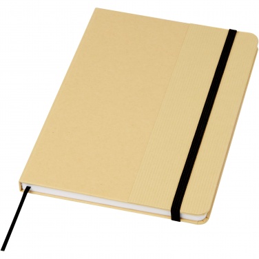 Logotrade promotional merchandise image of: Nelida A5 recycled cardboard hard cover notebook